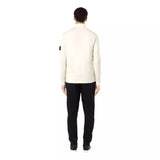 STONE ISLAND M VEST Stone Island Cardigan Sweater Met Tweerichtingsrits 503A1 Off White - Match Laren