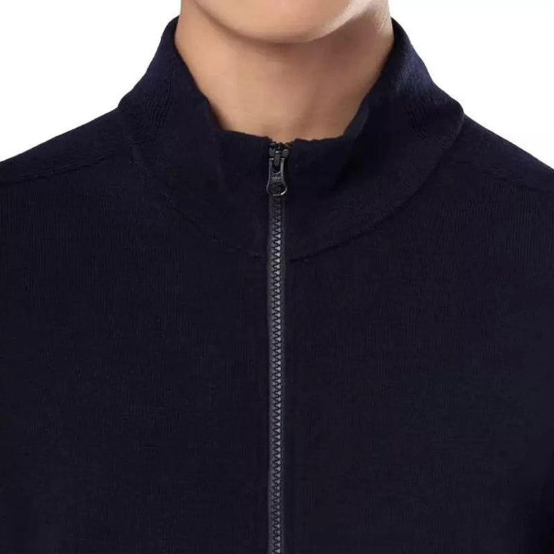 STONE ISLAND M VEST Stone Island Cardigan Sweater Met Tweewegritssluiting Marine - Match Laren
