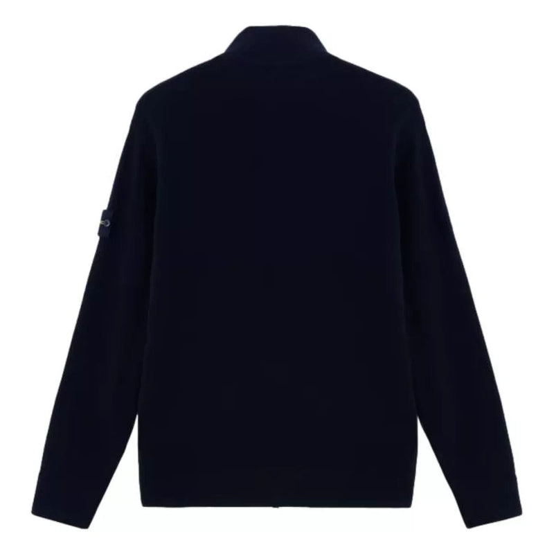 STONE ISLAND M VEST Stone Island Cardigan Sweater Met Tweewegritssluiting Marine - Match Laren