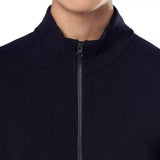 STONE ISLAND M VEST Stone Island Cardigan Sweater Met Tweewegritssluiting Marine - Match Laren