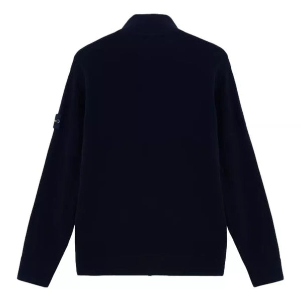 STONE ISLAND M VEST Stone Island Cardigan Sweater Met Tweewegritssluiting Marine - Match Laren