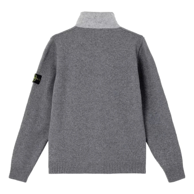 STONE ISLAND M VEST Stone Island Lamswol Trui Grijs - Match Laren