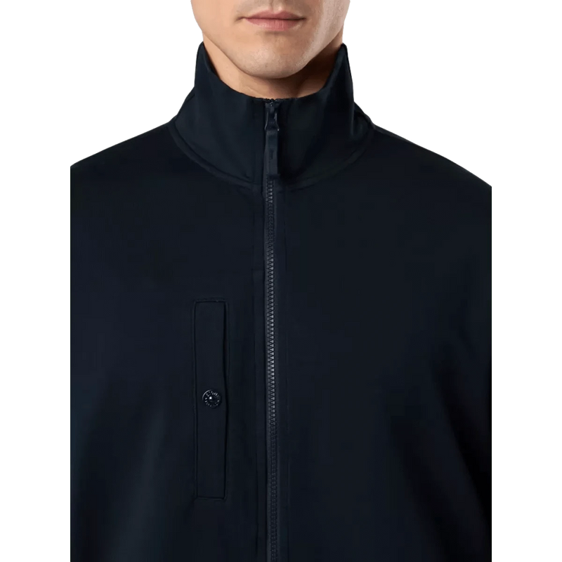 STONE ISLAND M VEST Stone Island Vest Katoenen Stretch Fleece Marine - Match Laren