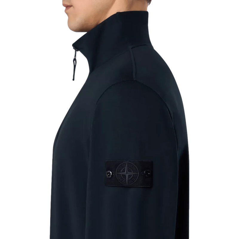 STONE ISLAND M VEST Stone Island Vest Katoenen Stretch Fleece Marine - Match Laren