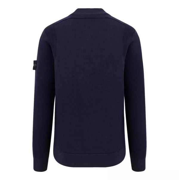 STONE ISLAND M VEST Stone Island Vest Met Lange Ritssluiting Donkerblauw - Match Laren