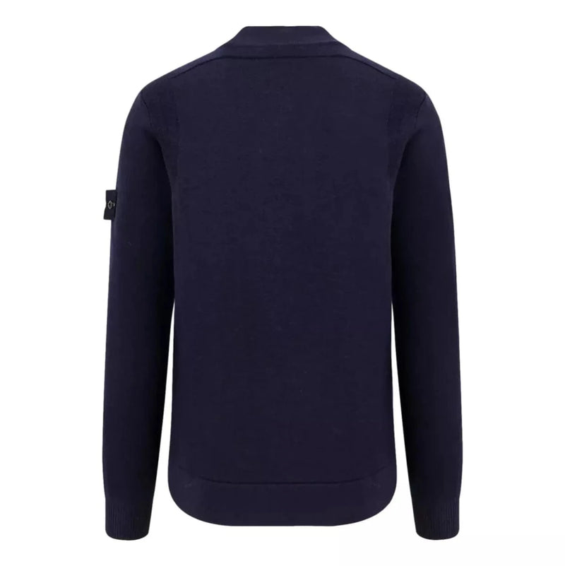 STONE ISLAND M VEST Stone Island Vest Met Lange Ritssluiting Donkerblauw - Match Laren