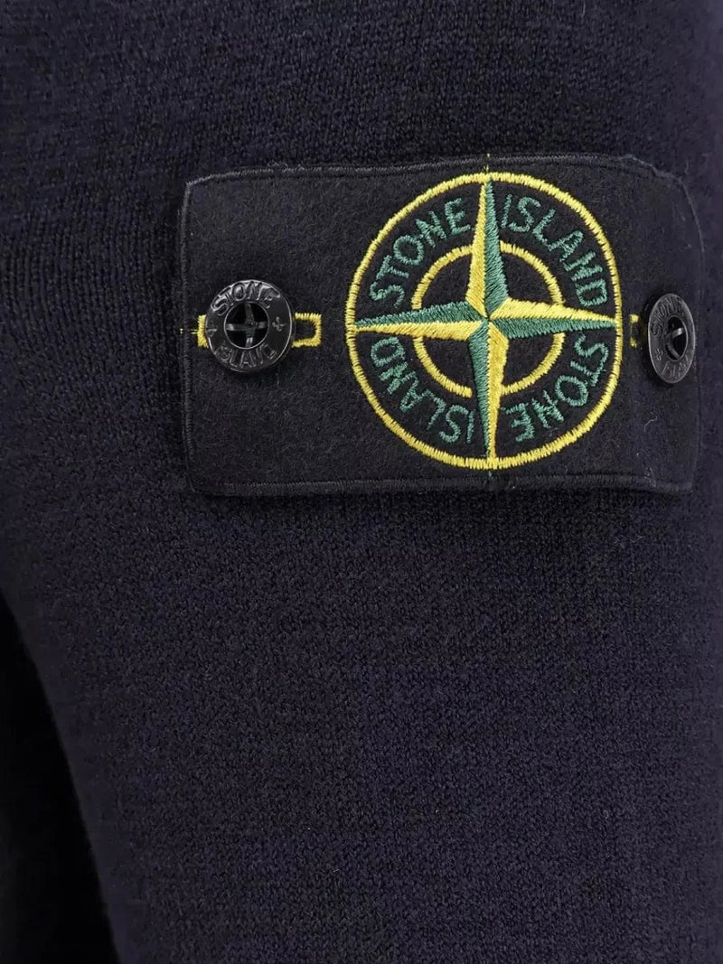 STONE ISLAND M VEST Stone Island Vest Met Lange Ritssluiting Donkerblauw - Match Laren