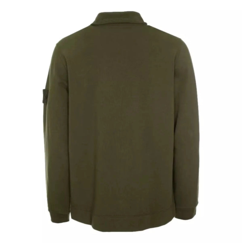 STONE ISLAND M VEST Stone Island Vest met Lange Ritssluiting Donkergroen - Match Laren