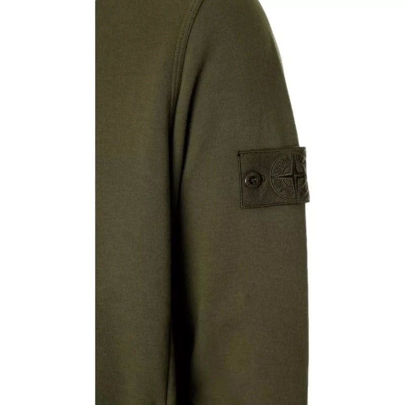 STONE ISLAND M VEST Stone Island Vest met Lange Ritssluiting Donkergroen - Match Laren