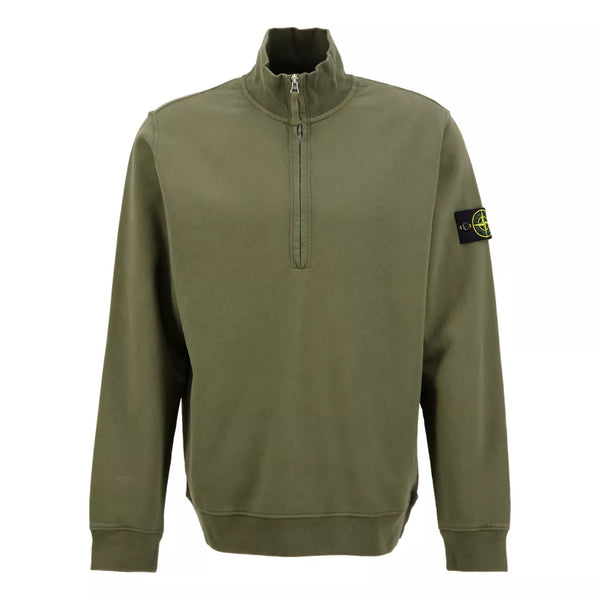 STONE ISLAND Stone Island Trui Met Rits Donkergroen - Match Laren