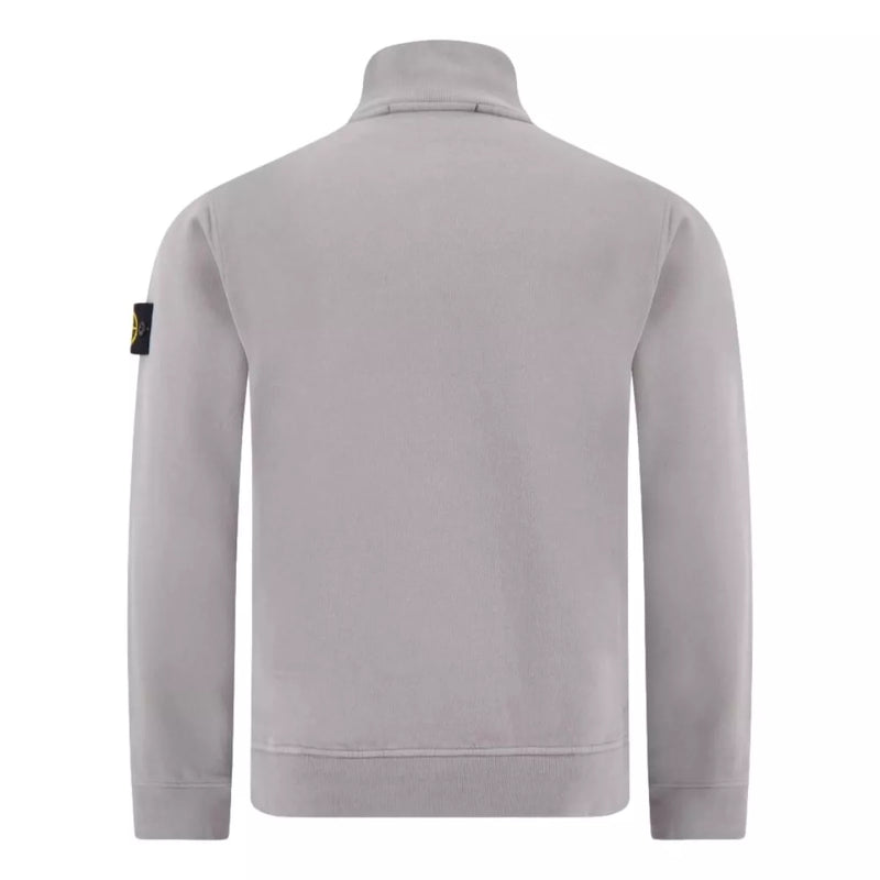 STONE ISLAND Stone Island Zip-Up Sweater Grijs - Match Laren