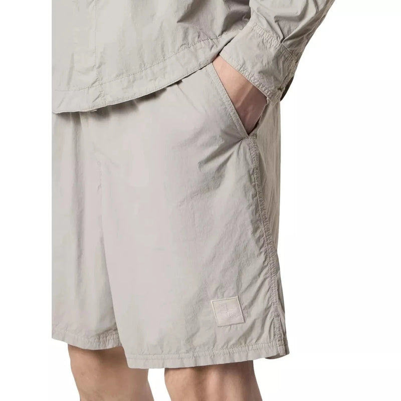 STONE ISLAND ZWEMSHORT Stone Island Nylon Zwemshort Grijs - Match Laren