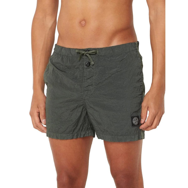 STONE ISLAND ZWEMSHORT Stone Island Zwembroek Groen - Match Laren