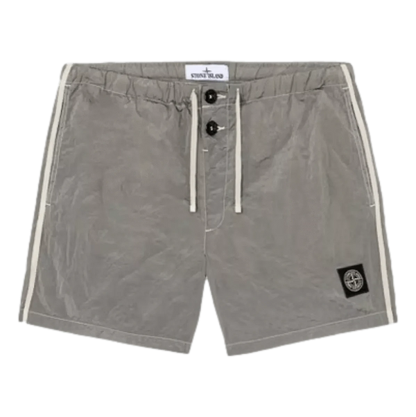STONE ISLAND ZWEMSHORT Stone Island Zwembroek Nylon Lichtgrijs - Match Laren