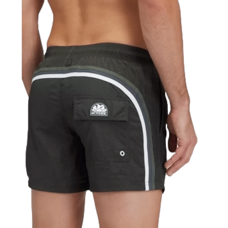 SUNDEK ZWEMSHORT Sundek Zwembroek Crinkled Army - Match Laren