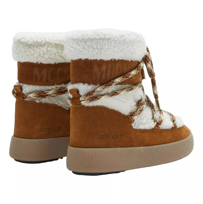 TECNICA SNOWBOOT 38 / CAMEL TECNICA Moon Boot LTrack Tube Shearling Brown Boots - Match Laren
