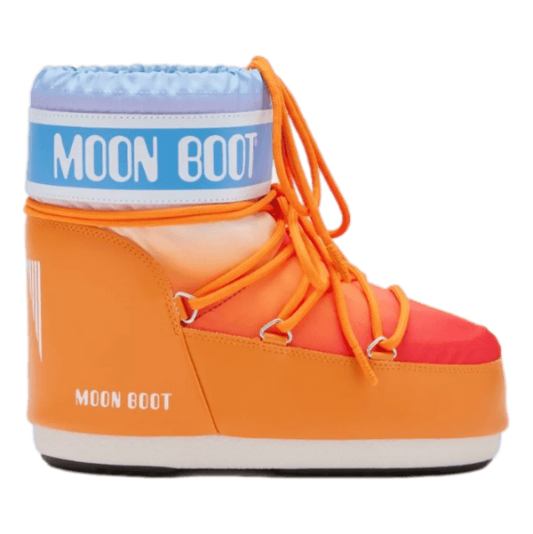 TECNICA SNOWBOOT Technica Moon Boot Icon Low Sunrise-Print Boot Oranje - Match Laren