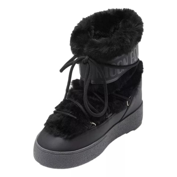 TECNICA SNOWBOOT Technica Moon Boot Ltrack Tube Faux-Fur Boots Black - Match Laren