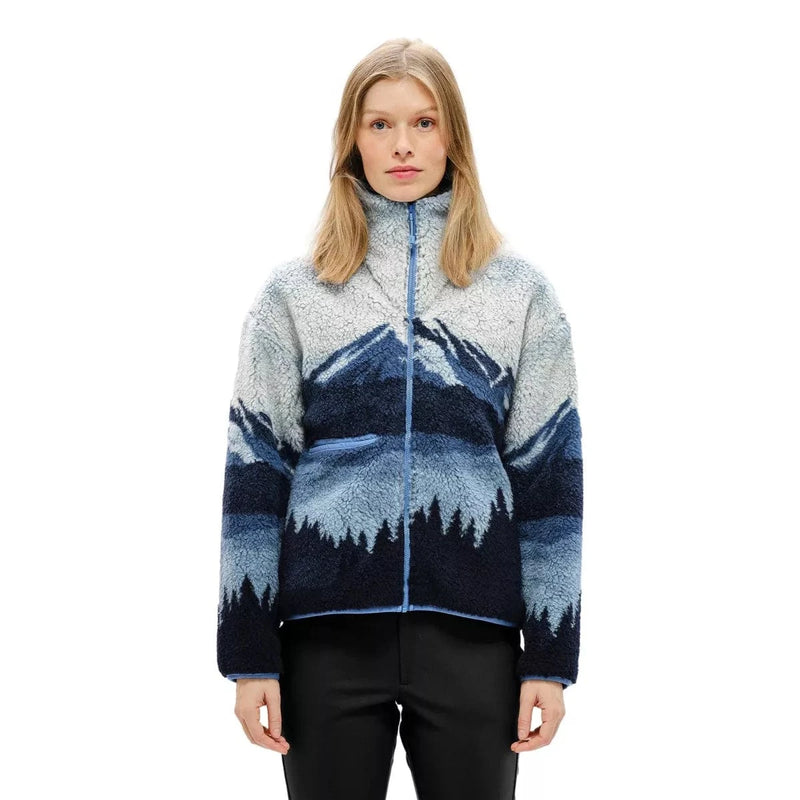 THE MOUNTAIN STUDIO SKI VEST L / BLAUW COMBI The Mountain Studio Ski Vest E-3 W Blauw - Match Laren