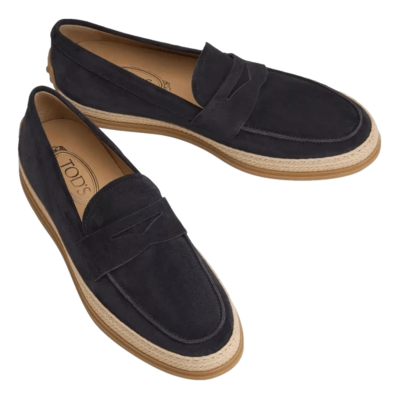 TODS M SCHOEN LAAG Tod's Loafers Suede Navy
