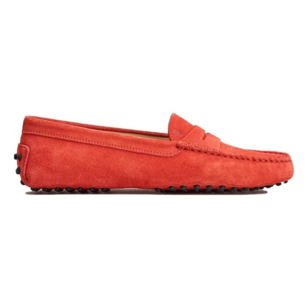 TODS M SCHOEN LAAG Tod's - Schoen Gommino suede Rood - Match Laren