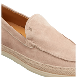 TODS M SCHOEN LAAG Tod's Slipper Loafer in Suede Sand