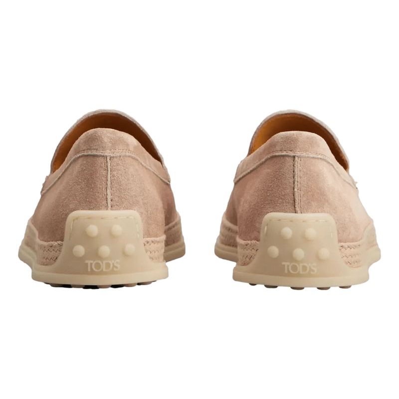 TODS M SCHOEN LAAG Tod's Slipper Loafer in Suede Sand