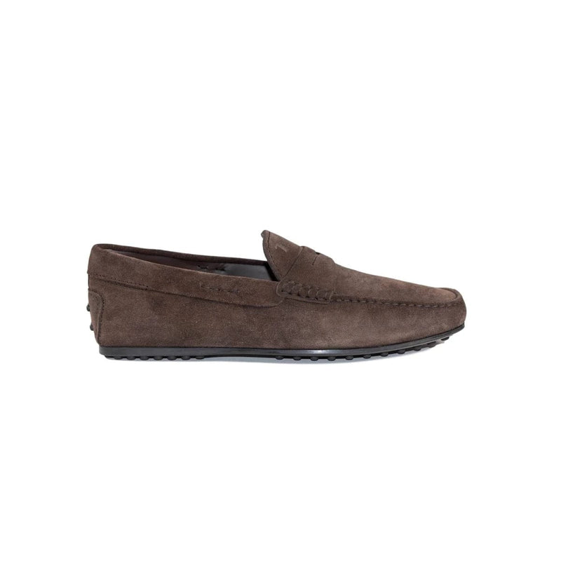 TODS M SCHOEN LAAG Tod's suéde loafers brown - match laren