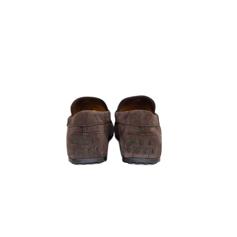 TODS M SCHOEN LAAG Tod's suéde loafers brown - match laren