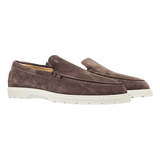 TODS M SCHOEN LAAG Tods Loafers Suede Brown