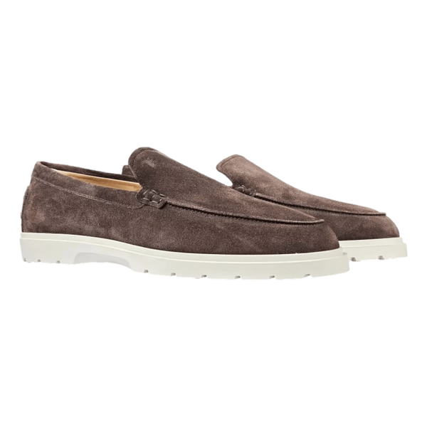 TODS M SCHOEN LAAG Tods Loafers Suede Brown