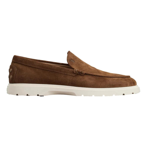 TODS M SCHOEN LAAG Tods Loafers Suede Brown - Match Laren