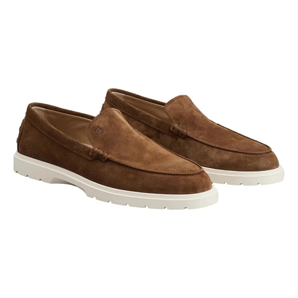 TODS M SCHOEN LAAG Tods Loafers Suede Brown - Match Laren