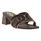 TODS M SLIPPER Tod's Heeled Mules - Black/Brown