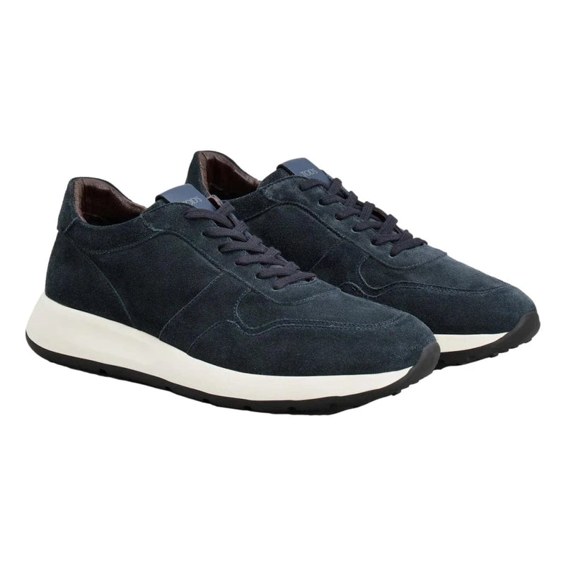 TODS M SNEAKER Tods Suede Sneakers Donkerblauw - Match Laren