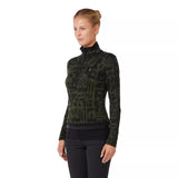 TONI SAILER SKI PULLI 34 / OLIJF TONI SAILER Luise Print Olive - Match Laren