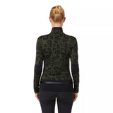 TONI SAILER SKI PULLI 34 / OLIJF TONI SAILER Luise Print Olive - Match Laren