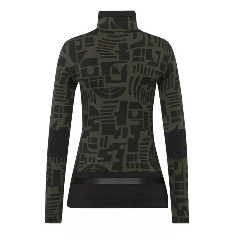 TONI SAILER SKI PULLI 34 / OLIJF TONI SAILER Luise Print Olive - Match Laren