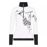 TONI SAILER SKI PULLI 36 / WIT COMBI Toni Sailer Ski Pulli Amie Gondola Wit - Match Laren