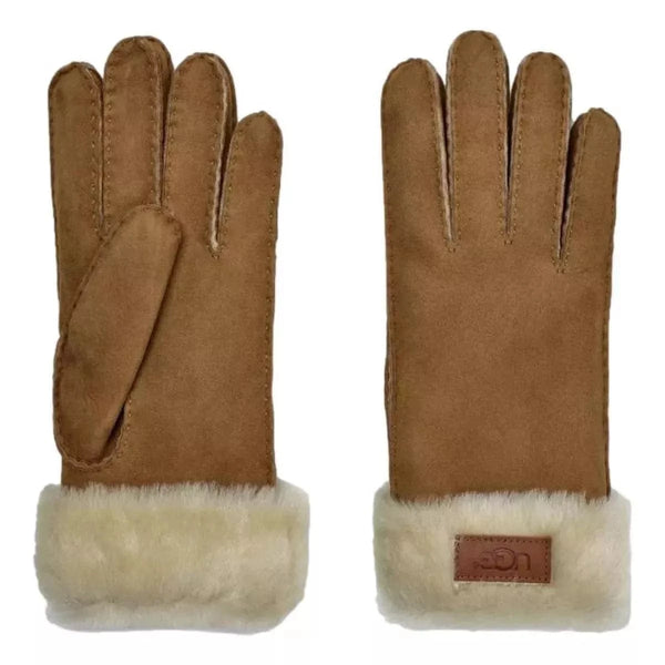 UGG M HANDSCHOENEN L / CAMEL UGG Handschoen Dames Turn Cuff Camel - Match Laren