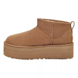 UGG M LAARS 10 / CAMEL UGG Classic Ultra Mini Plateau Chestnut - Match Laren