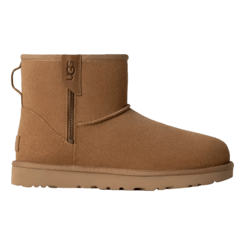 UGG UGG Classic Mini Bailey-Laars Met Rits Chestnut - Match Laren