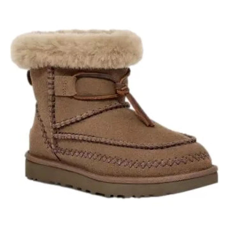 UGG M LAARS UGG Classic Mini Alphine-Laars Olijf - Match Laren