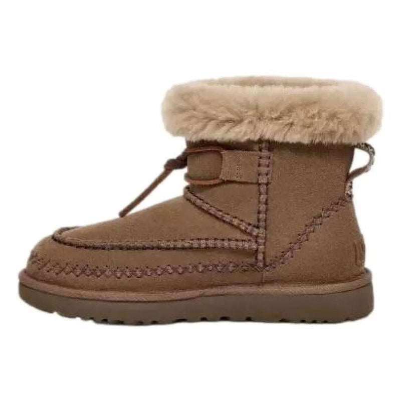 UGG M LAARS UGG Classic Mini Alphine-Laars Olijf - Match Laren