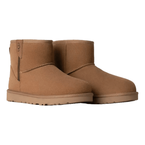 UGG M LAARS UGG Classic Mini Bailey-Laars Met Rits Chestnut - Match Laren