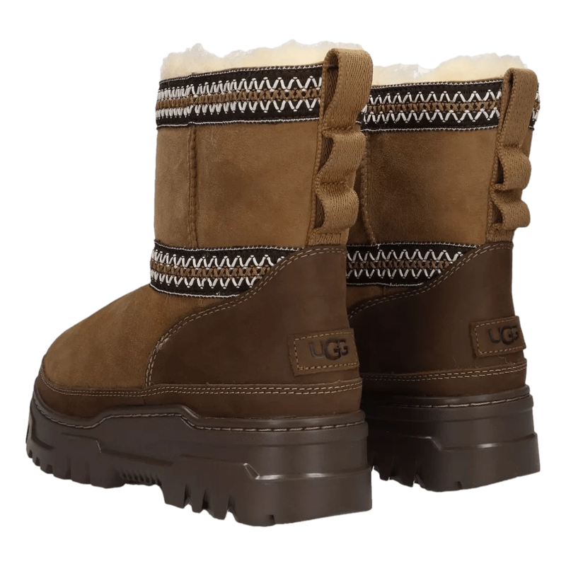 UGG M LAARS UGG Cognac Vachtlaarzen Classic Mini Trailgazer