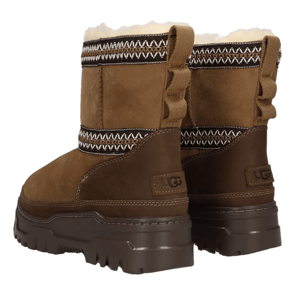 UGG UGG Cognac Vachtlaarzen Classic Mini Trailgazer