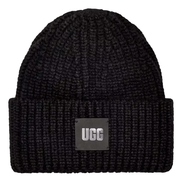 UGG M MUTS ONE / ZWART UGG Muts Chunky Rib Zwart - Match Laren