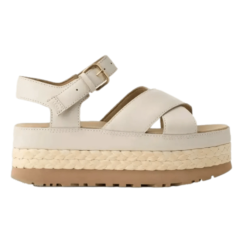 UGG M SANDAAL 6 / OFF WHITE UGG Sandaal Aubrey Enkelband Off White - Match Laren
