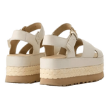 UGG M SANDAAL UGG Sandaal Aubrey Enkelband Off White - Match Laren